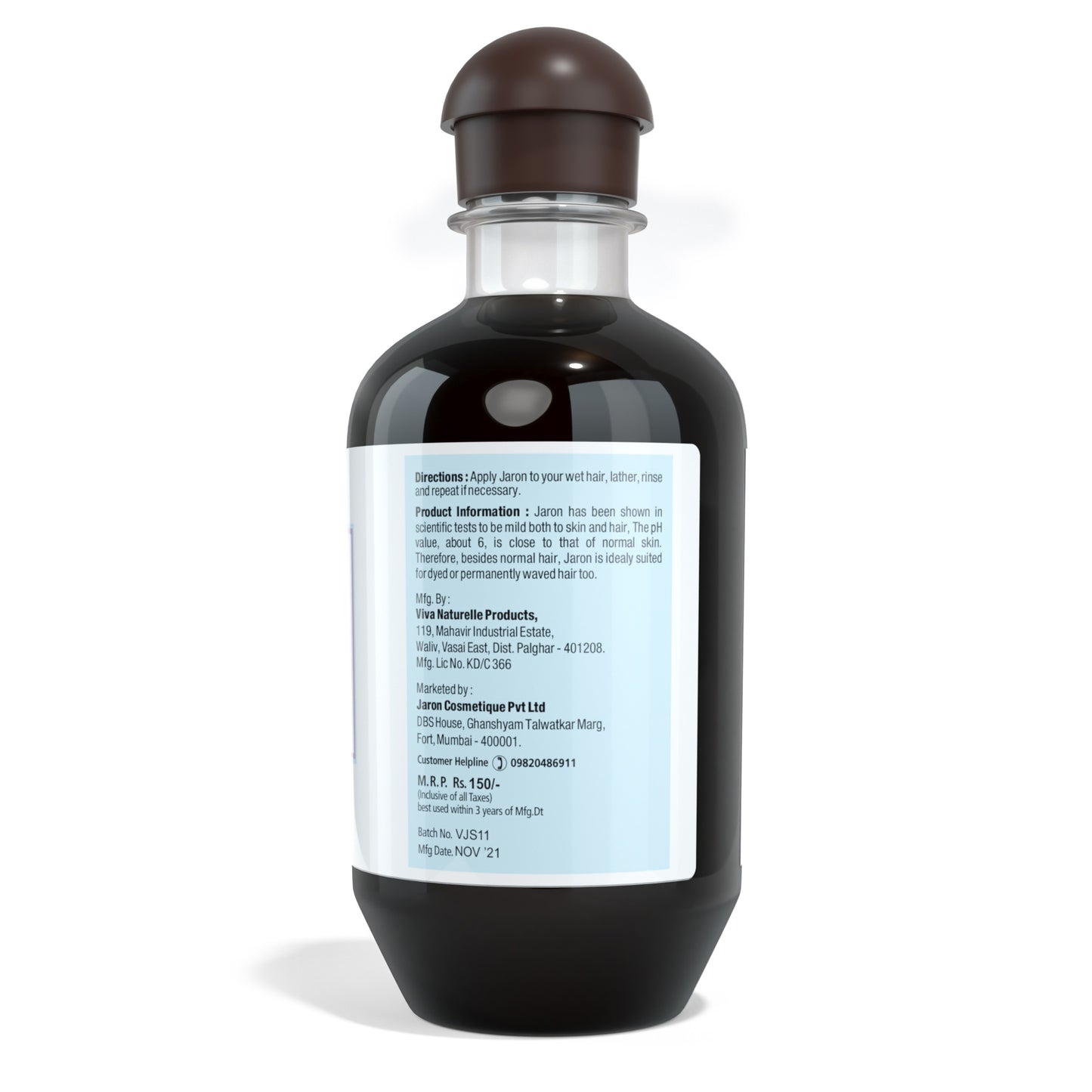 Jaron Herbal: Amla Shikakai Shampoo, 330ml